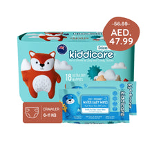 Load image into Gallery viewer, Kiddicare Ramadan Starter Bundle - 1 Pack Diaper + 2 Pack Wipes
