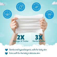 Load image into Gallery viewer, Kiddicare Water Baby Wipes

