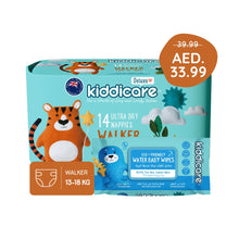 Load image into Gallery viewer, Kiddicare Ramadan Starter Bundle - 1 Pack Diaper + 1 Pack Wipes
