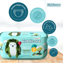 Load image into Gallery viewer, Kiddicare Ramadan Monthly Stock up Bundles - 8 Convenience Packs Diapers + 1 Pack Carton Wipes
